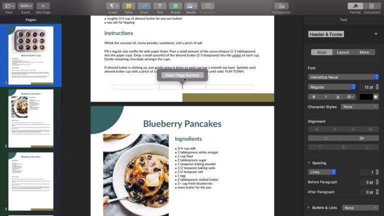 ktv娱乐会所上海金沙江路向页面模板添加页码,作为Food博客Pro设计eBook课程