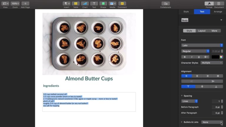 ktv娱乐会所上海金沙江路Almond Butter Cups页面模板,作为Food博客Pro设计eBook课程