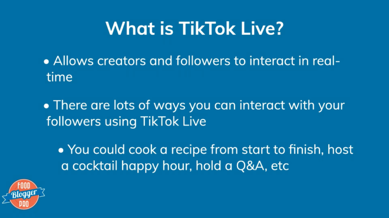 ktv娱乐会所上海金沙江路蓝滑带Food博客Pro标识读作“TikTok直播是什么?”